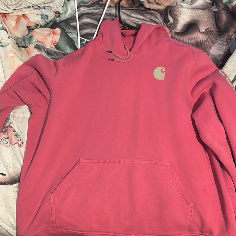 Carhartt Pink Sweater Thick Cotton Blend
